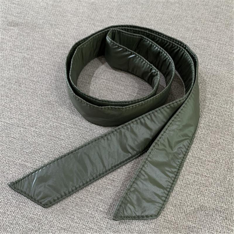 A52E Belt for Women Thin Sash Tie Waist Band for TrenchCoat Overcoat Black Down Coat Replacement Belt