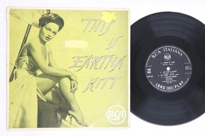 10inch Record EARTHA KITT - This Is Eartha Kitt A10V0023 RCA 1956 Italy Jazz Used