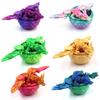 Colorful 3D Printed Dragon Egg Crystal Ornament Set - Creative and Trendy Toy and Gift.