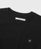 KIIMUIR [Crop] Contrast Roll-Up Crop Short Sleeve T-Shirt_Black