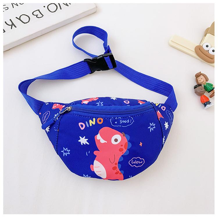 Printed Dinosaur Panda Shoulder Chest Bag Children Cartoon Outdoor Wallet Casual