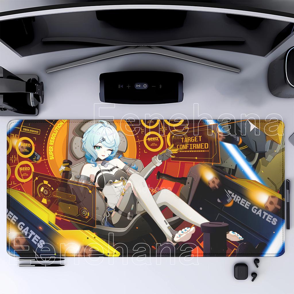 ZZZ Seed cute girl Gaming Mouse Pad Zenless Zone Zero Keyboard Desk Mats XXL Anime Extended office accessories overlock Mousepad