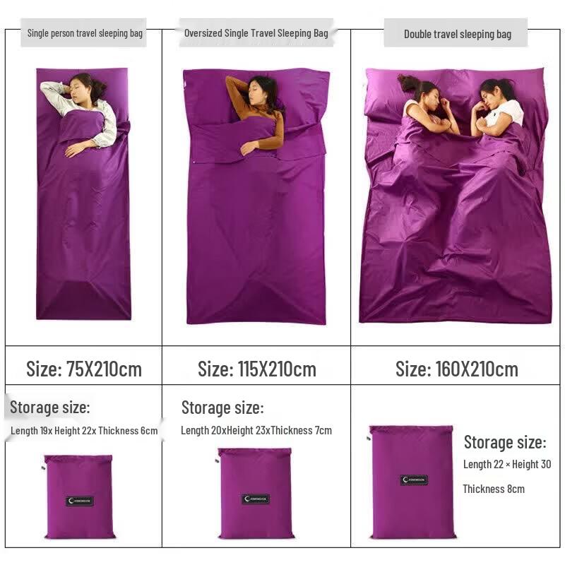 Brangdy Portable Warm Travel Sleeping Bag Liner