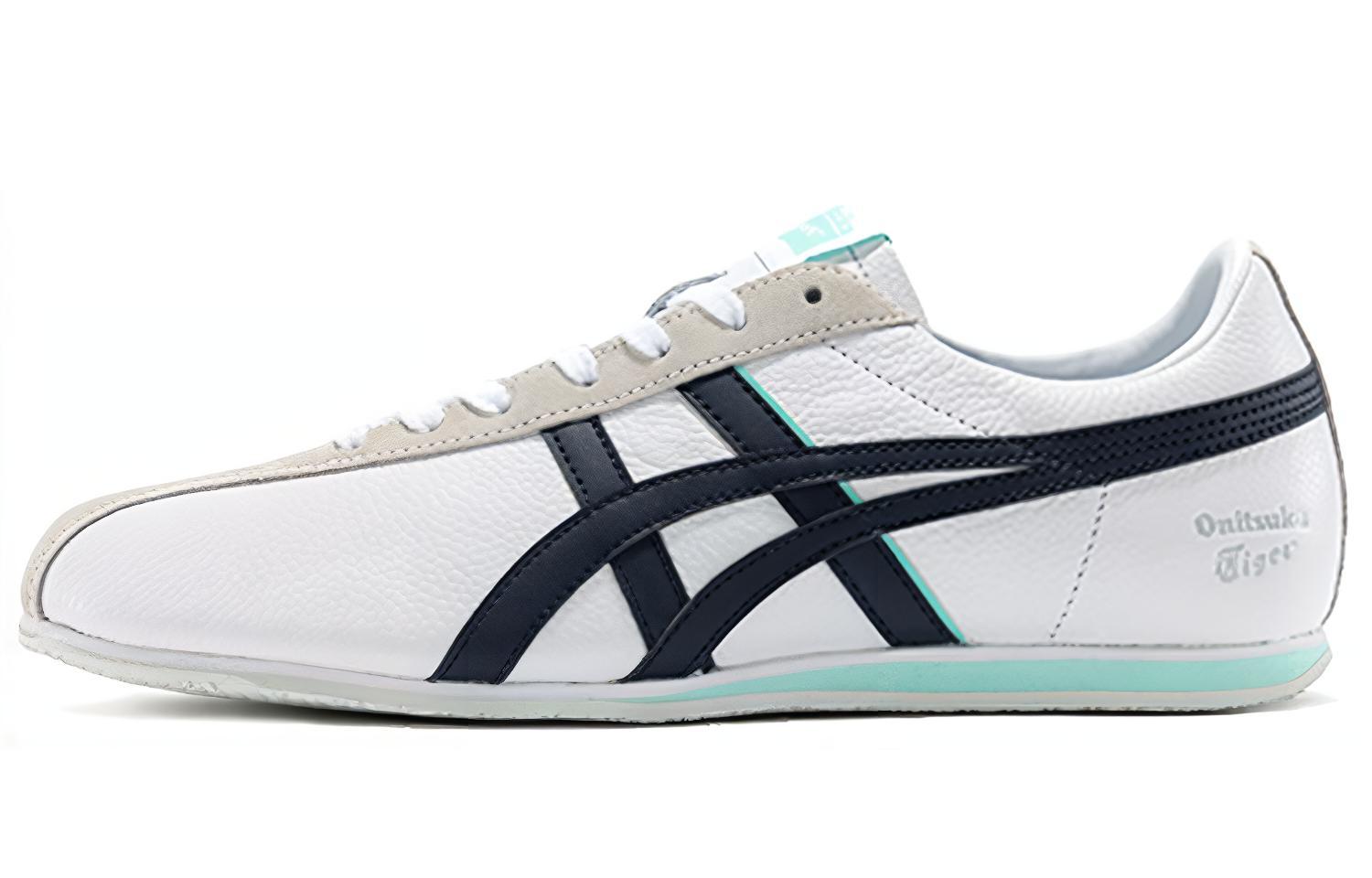 Onitsuka Tiger Fb Trainer White Black Blue 1183B768-100 37.5