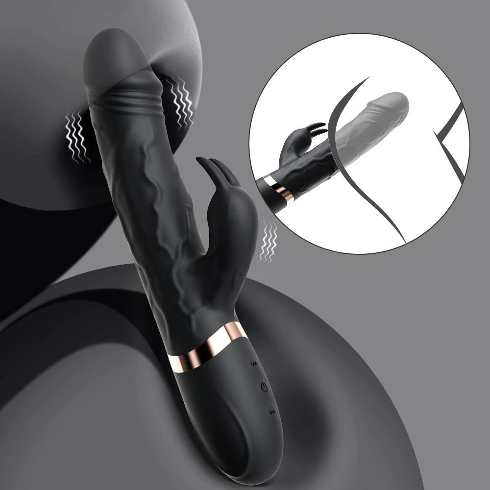 G-Spot Dildo Rabbit Vibrator 10 Speed Vibration Waterproof Vagina Clitoris Massager Sex Toys for Women