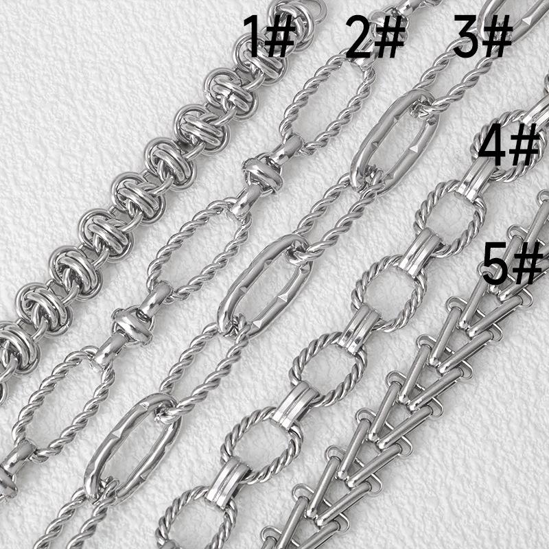 Stainless Steel DIY Chain for Necklaces, Chokers, Bracelets & Accessories