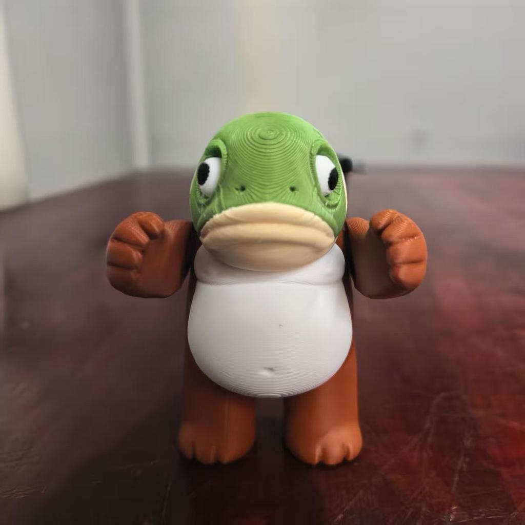 3D Printed Articulated Deep Sea Monster Toy – Creative Novelty