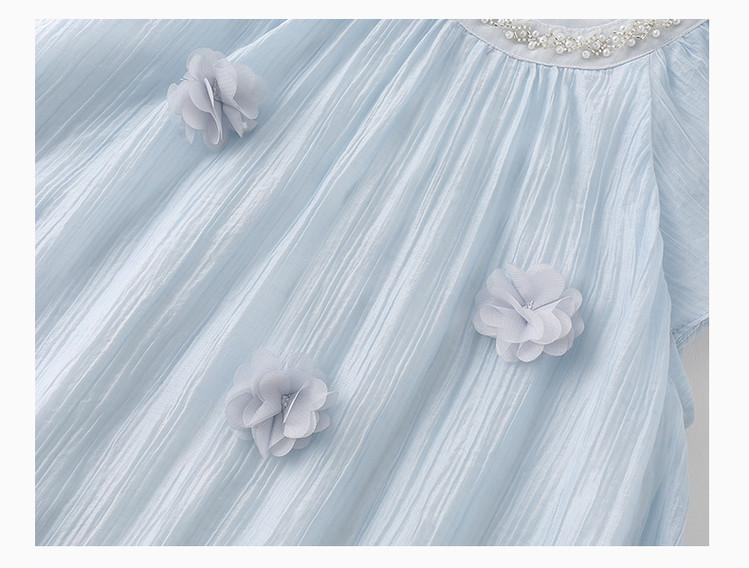 Girls' Dress, Summer Dress, Stylish and Fashionable Children's Chiffon Birthday Princess Dress, Girls' Thin Skirt