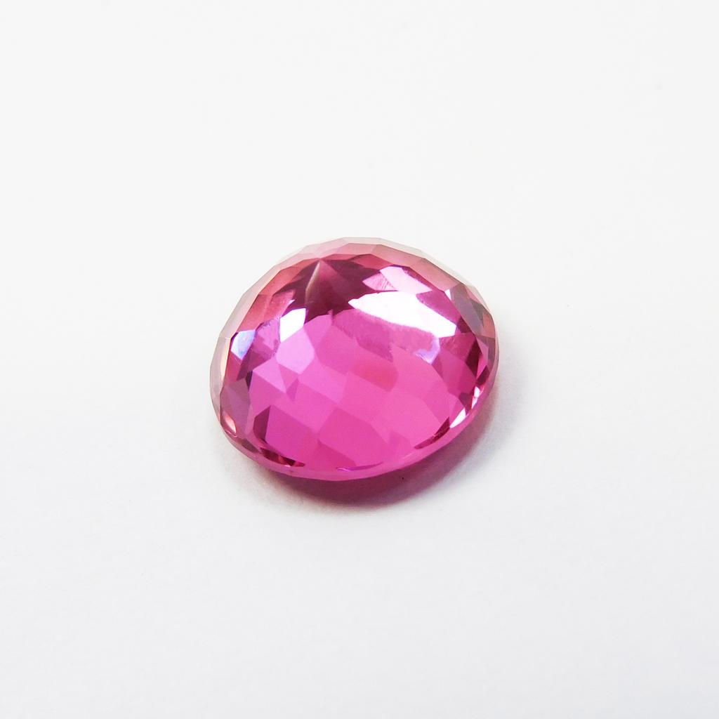 Natural Pink Sapphire Loose Gemstone 7.90 ct Round Cut September Birthstone for Gem Collections