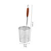French Fries Basket Food Dumpling Strainer Spaghetti Strainer Spoon Frying Food Basket Deep Fryer Basket for Baking Chips