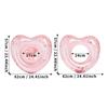 Love Heart Shape Swimming Rings Toy Inflatable Swim Rings Swimming Pool Float Rings Swimming Hoop Inflatable Pool Float