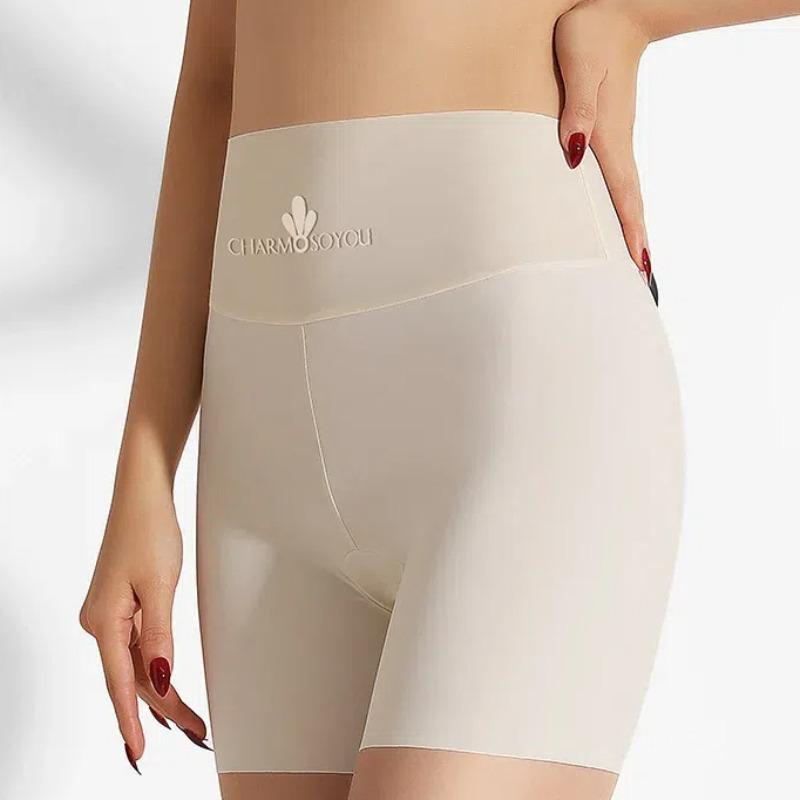 New Seamless Ice Silk Safety Short Pants Women's Summer Safety Shorts Under the Skirt High Waist Slimming Underwear Thin