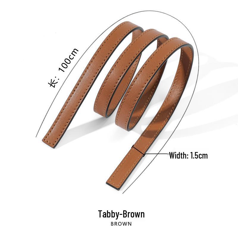 Paski ze skóry bydlęcej: D-63 Oryginalne Akcesoria Bagażowe DIY - Opcje Płaskie, Krzyżowe, Tkane Liczi