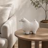 Abstract Horse Sculpture Textured Spotted Figurine Stable Cabinet Decorative for