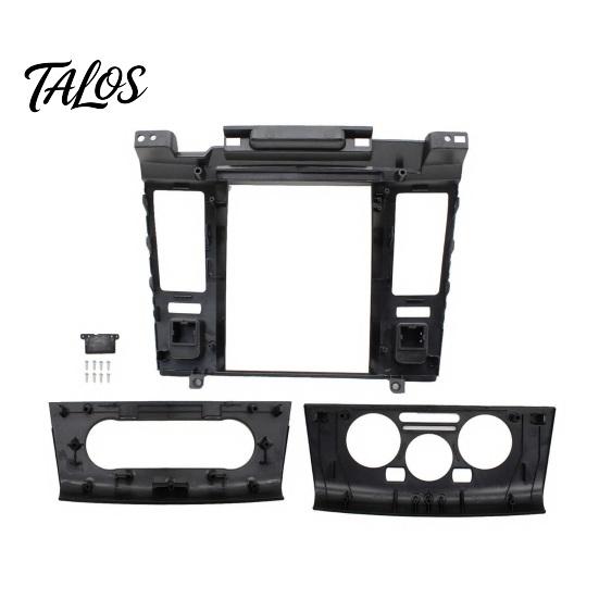 Automotive Center Console Dashboard Panel 9.7 Inch Vertical Car Radio Dash Kit for Nissan Tiida 2005-2010, Durable ABS Interior Upgrade Split
