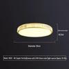 Gold Modern Minimalist Ultra-Thin Nordic LED Ceiling Light for Bedroom