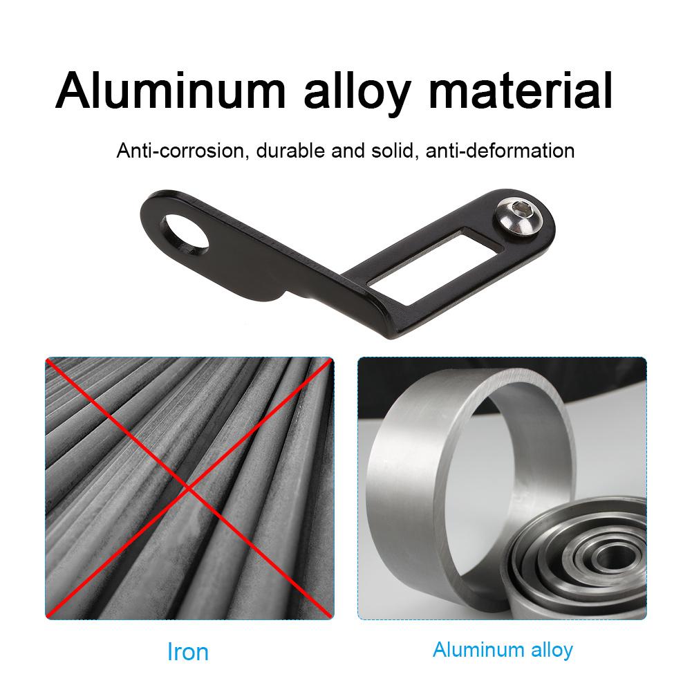 

ZTTO Durable Aluminum Alloy Bike Bicycle Race Number Plate Holder Bracket Mount(Black) чёрный