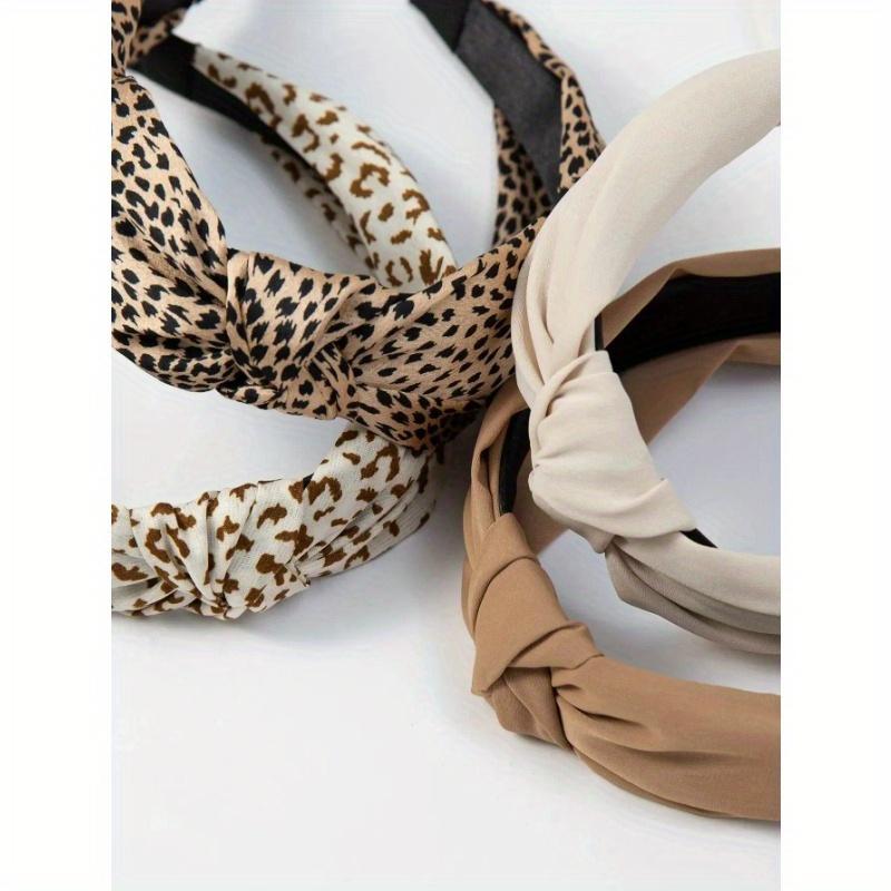 Women's Fabric Leopard Print Headwear, Hair Accessories, Hair Bands