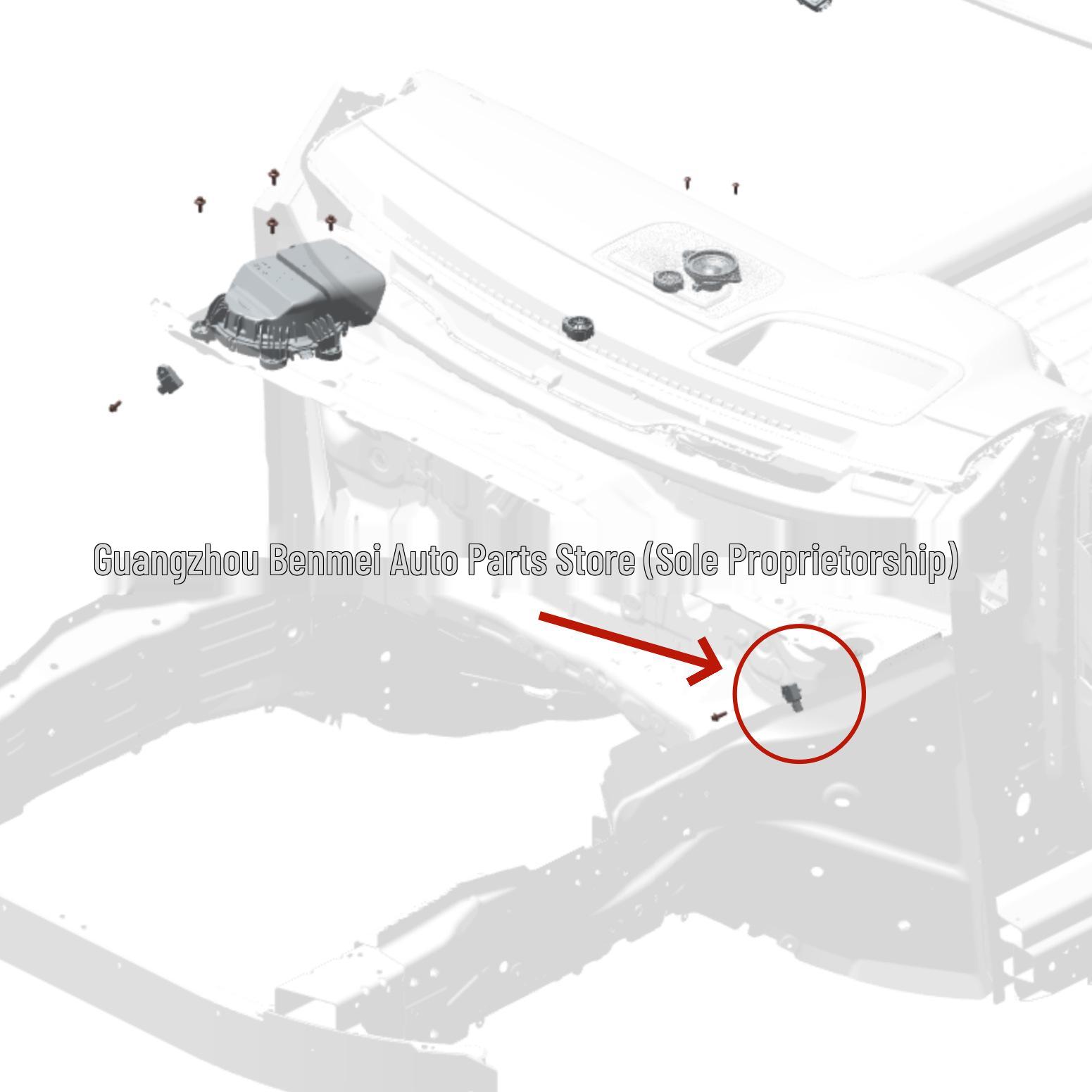 Acceleration Sensor for Zeekr 9X (6608376695) 6608376695