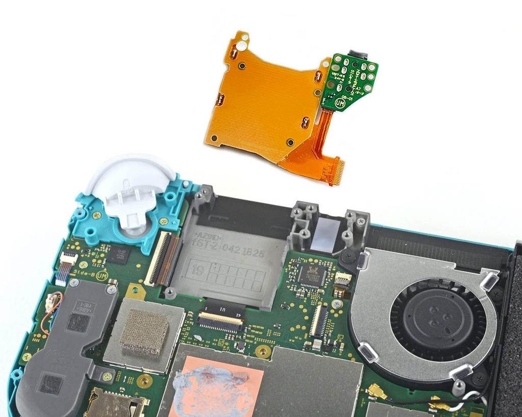 ElecGear Replacement Game Card Game Card Adapter Slot PCB Module for Switch Lite with Headphone Audio Repair Parts Tool Kit Included Reader, HDH-001