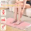 PLEAVIT Foot Reflexology Mat, Silicone Rubber, Shiatsu Mat, Shiatsu Board, Foot Massager, Gray