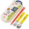 Children's Cutlery Set, Thomas the Tank Engine Trio Set (TACC2AG-A), for Boys, Featuring Chopsticks, Spoon, and Fork, Made In Japan, with Slidi