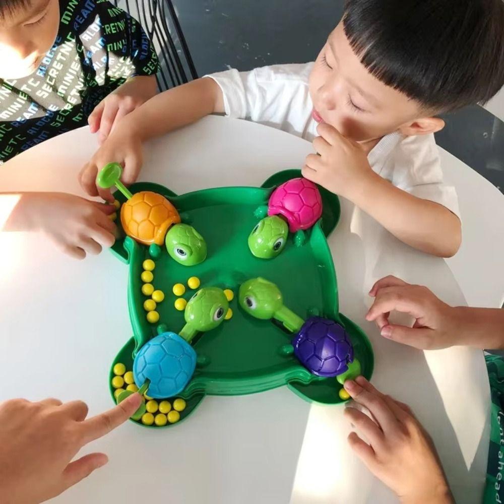 Tabletop Game Hungry Turtle Board Game Portable Puzzle Game Interactive Toys  Party Game