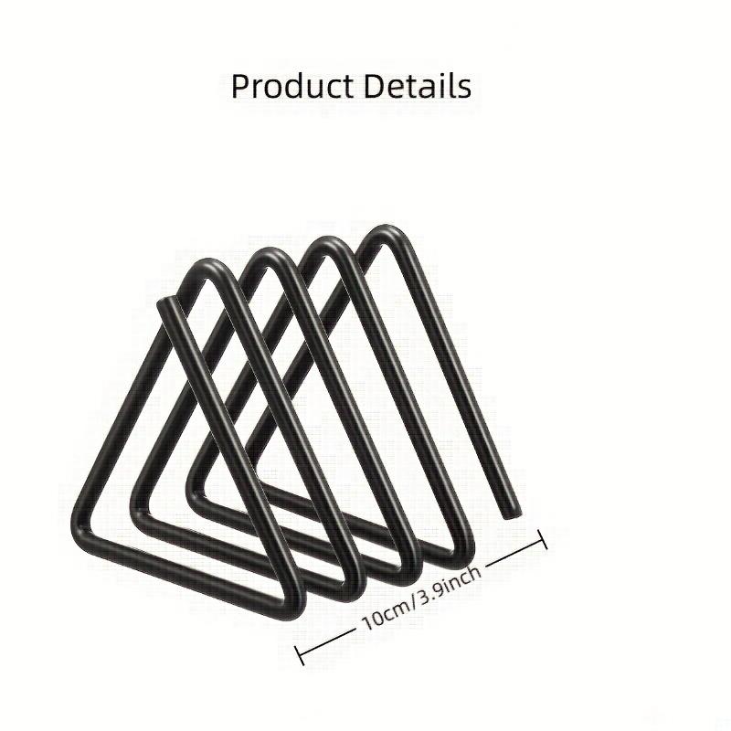 

Металлическая подставка для хранения разделочных досок с 4 слотами, разделенный органайзер для кухонной столешницы, держатель для экономии места чёрный