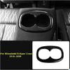 Carbon Fiber ABS Rear Water Cup Holder Panel Trim For Mitsubishi Eclipse Cross