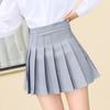 Women's High Waisted A-line Half Length Skirt Fashion Women's Casual Pleated Skirt Anti Glare Women's Short Skirt