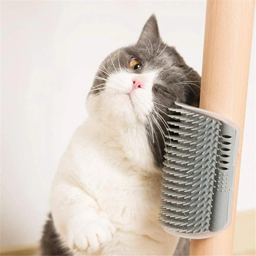 Cat Grooming Device Pet Wall Corner Combs Tool Household Cats Comfort Massage Utility Tools Small-scale Simple Pet Accessories