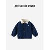 French Arielle De Pinto Boys' Outwear Autumn and Winter Style Jacket Casual Korean Style Baby Baseball Uniform Trendy