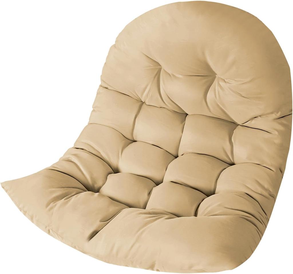 Thicken Egg Chair Cushion Replacement, Outdoor Hammock Swing Chair Cushions, Hanging Wicker Basket Seat Pad