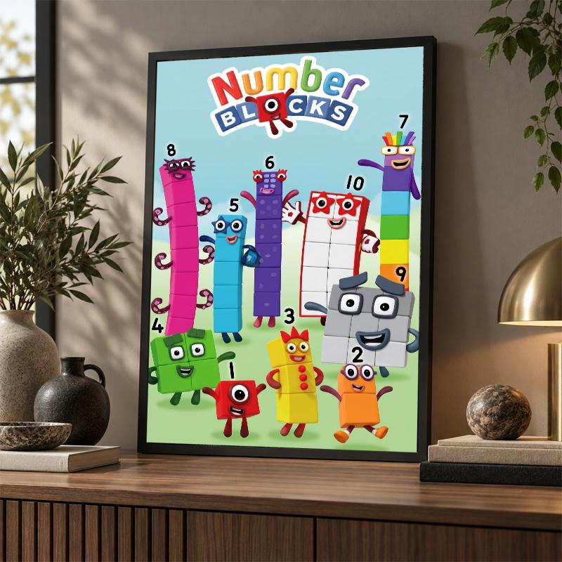 DIY 5D Diamond Painting Numberblocks Full Drill Diamond Art Wall Decor Craft Kit