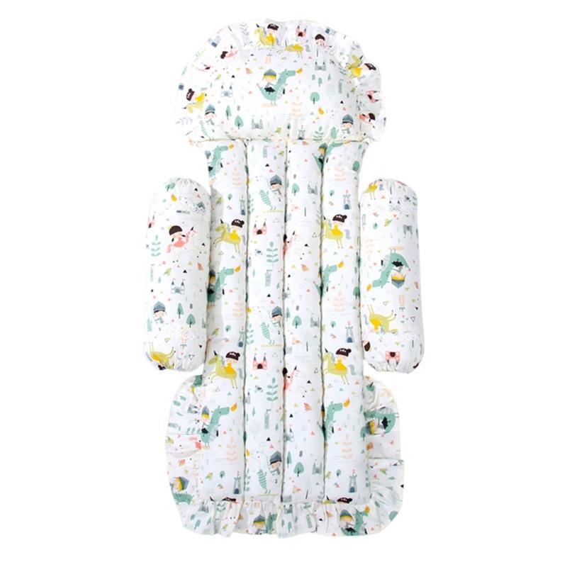 

Baby Stroller Cushion Seat Pad with Cute Pattern Soft Cushion Comfortable Toddlers Seat Pad Breathable Baby Pram Pad