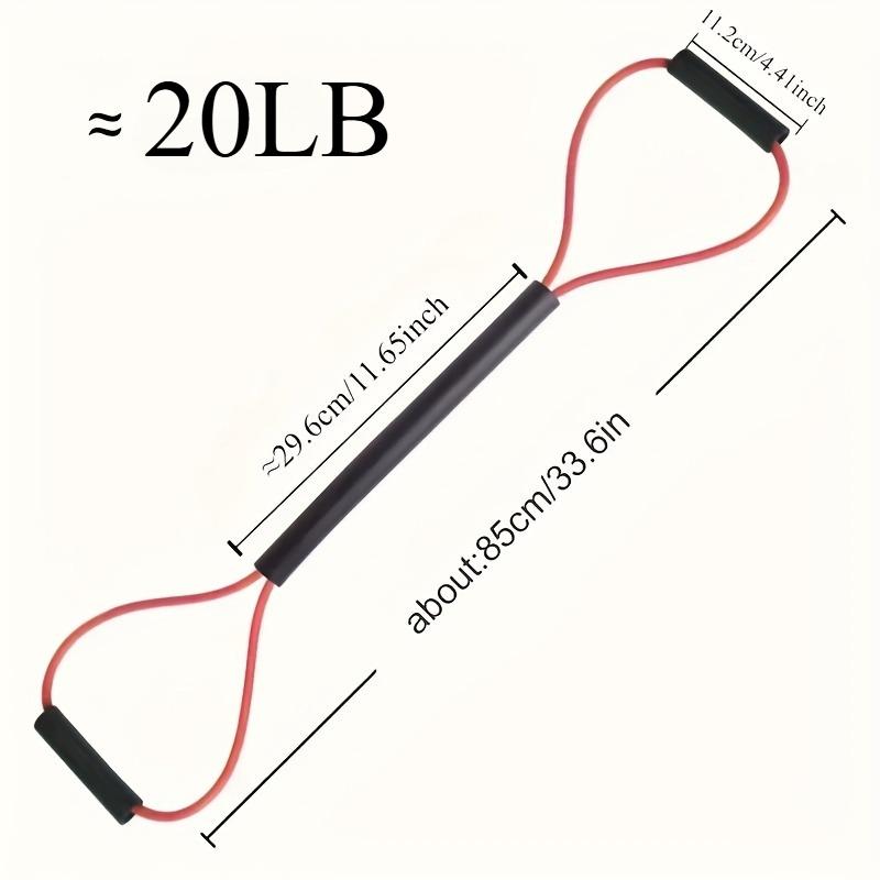 Conjunto de Faixas de Resistência em Forma de 8 para Treino de Boxe, para Homens e Mulheres, Fitness ao Ar Livre, Caratê, Kickboxing, Treino Indoor, Treino de Força para Pernas e Braços