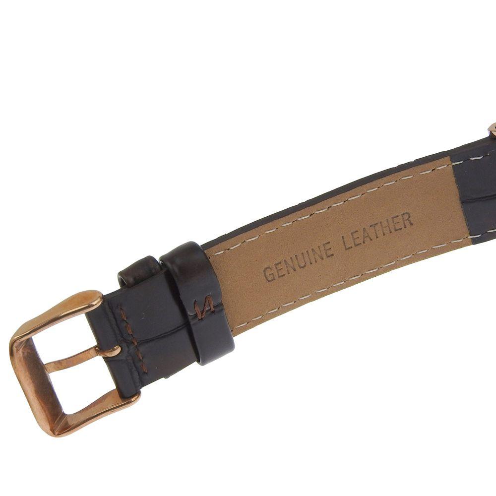 Used [Daniel Wellington] Daniel Wellington DW00100140 Stainless Steel x Leather Gold Quartz Analog Display Men's Brown Dial Watch
