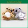 Animal Plush Owl Keychain Pendant Bag Accessories Holiday Gift Ornaments Desktop