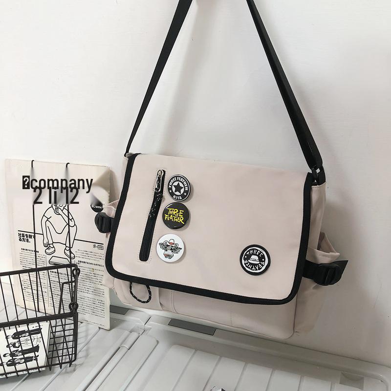 Сумка-кроссбоди для репетиторства большой вместимости - Модная сумка для книг для мужчин и женщин, идеально подходит для колледжа и повседневного использования 32x27x13CM