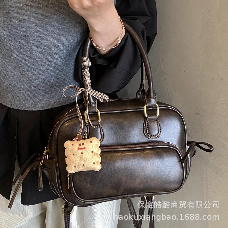 Retro Bag Women's Large Capacity 2025 New Autumn and Winter Casual Shoulder Messenger Tote Bag Multi-functional Backpack