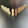 2,5-Zoll Schachfiguren Neues Fortgeschrittenes Massivholzfiguren-Set 32 Stück Tischpuzzle Unterhaltungsspiel