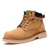 Classic men's shoes tough guy foot protection anti-smashing labor insurance shoes big head tooling boots winter Martin boots top layer cow