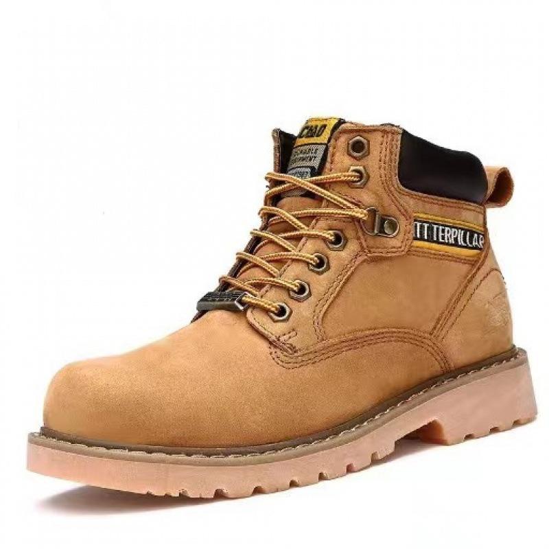Classic men's shoes tough guy foot protection anti-smashing labor insurance shoes big head tooling boots winter Martin boots top layer cow