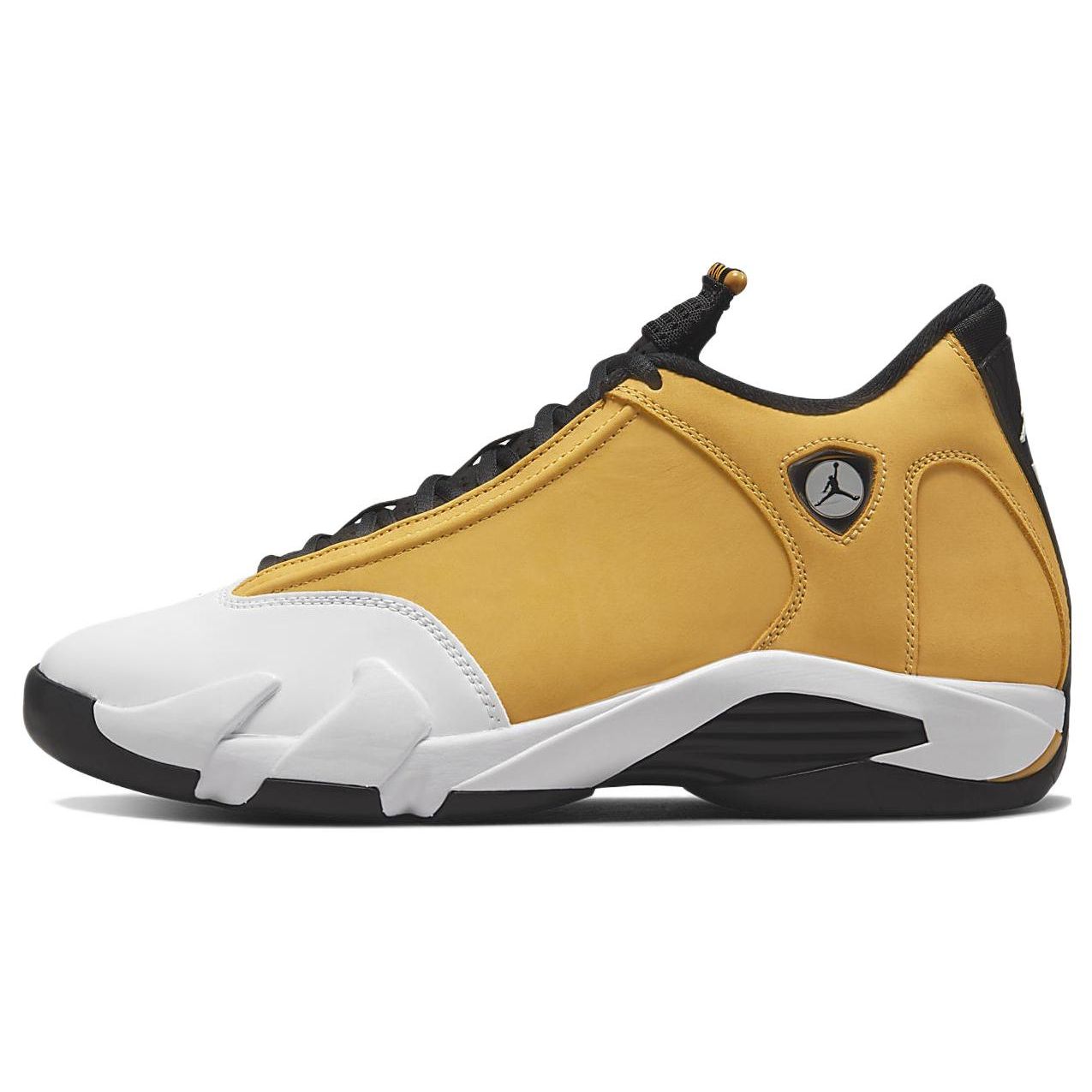 

Мужские кроссовки Air Jordan 14 Retro Ginger Желтые Светло-рыжие Черные 487471-701 41