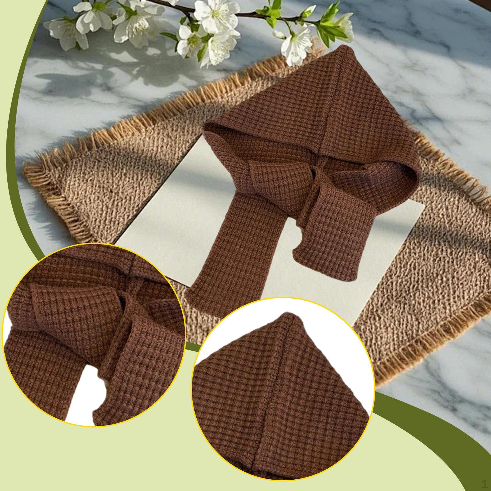 

2-in-1 Soft Hooded Scarf, Winter Balaclava for Women And Men, Ideal Outdoor Activities. кавовий