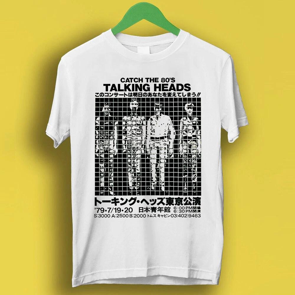 Talking Heads Japanese 1980 US Tour Catch The 80's Music Gift Tee T Shirt P7276