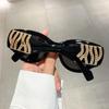 Ochelari de soare cu ochi de pisică cu cadru mare pentru femei, ochelari de soare la modă, vintage, la modă, punk, supradimensionați, de lux, sexy, pentru femei