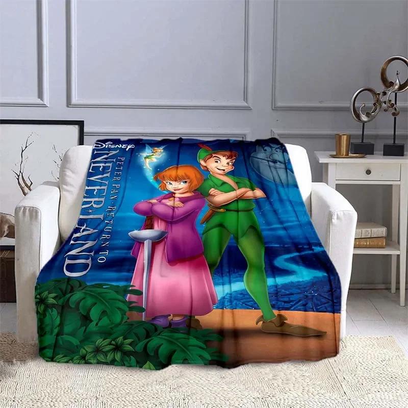

Peter Pan Printed Blanket Children Adult Blanket Soft and Warm Bedding for Bed Sofa Outdoor Travel Cover Blanket 80x60in