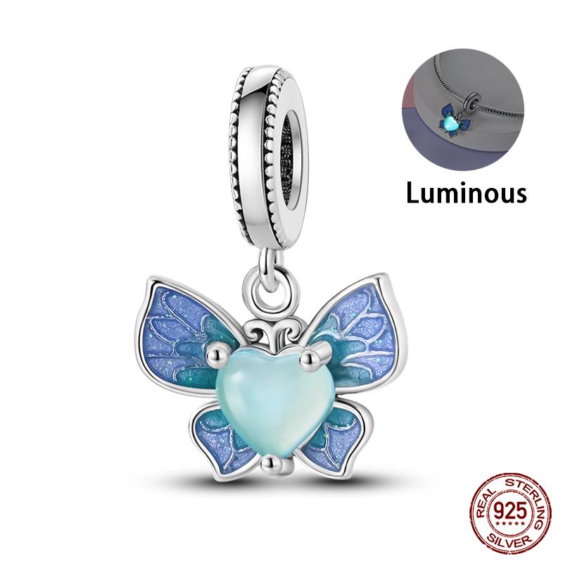 100% Copper Exquisite Cubic Zircon Butterfly Bee Ladybug Charms Bead Fit Qikaola Original Bracelet Fine Diy Jewelry