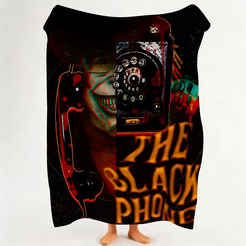 

Movie T The B Black P Phone Flannel Blanket Suitable for Sofa Living Room Bedroom 75cmx90cm
